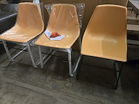 3x eetkamerstoel mara yellow pr interiors - afbeelding 2 van  4