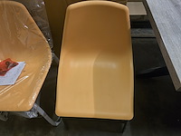 3x eetkamerstoel mara yellow pr interiors - afbeelding 3 van  4