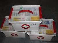 3x ehbo-koffer, gevuld - afbeelding 1 van  1