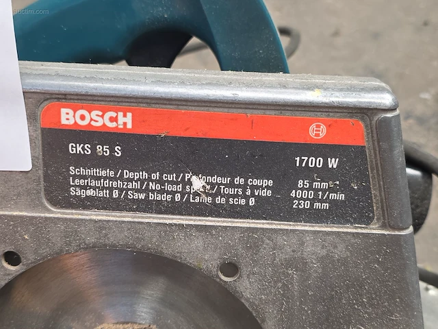 (3x) elektrische gereedschappen bosch gks 85 s,... - afbeelding 2 van  7