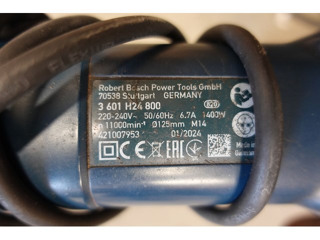 3x elektrische haakse slijper bosch - afbeelding 2 van  2