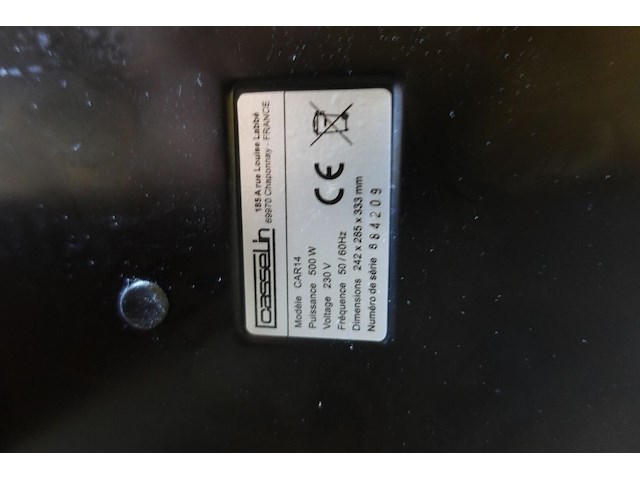 3x elektrische raclette oven casselin - afbeelding 4 van  4