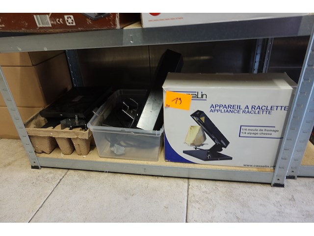 3x elektrische raclette oven casselin - afbeelding 1 van  4