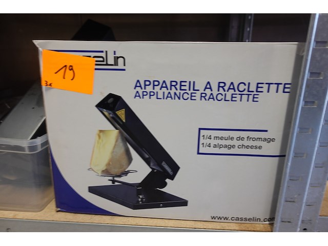 3x elektrische raclette oven casselin - afbeelding 2 van  4
