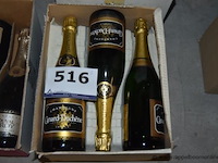 3x fles champagne, canard-duchêne, vintage, 1999 - afbeelding 1 van  2