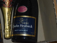 3x fles champagne, charles heidsieck / taittinger, brut réserve, 75cl - afbeelding 2 van  3