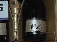 3x fles champagne, duval-leroy, blanc de blancs brut grand cru, 75cl - afbeelding 2 van  2
