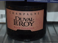 3x fles champagne, duval-leroy, rosé prestige, 75cl - afbeelding 2 van  3