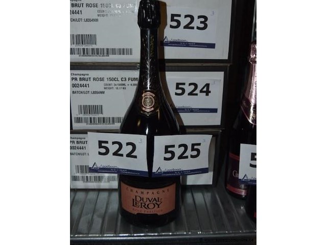 3x fles champagne, duval-leroy, rosé prestige, brut, 1.5l - afbeelding 1 van  3