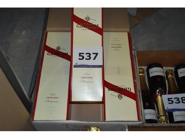 3x fles champagne, g.h. mumm, brut cordon rouge magnum, 1.5l - afbeelding 1 van  2