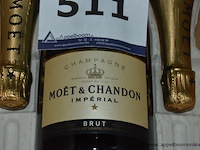 3x fles champagne, moët & chandon, imperial brut, 150cl - afbeelding 2 van  3