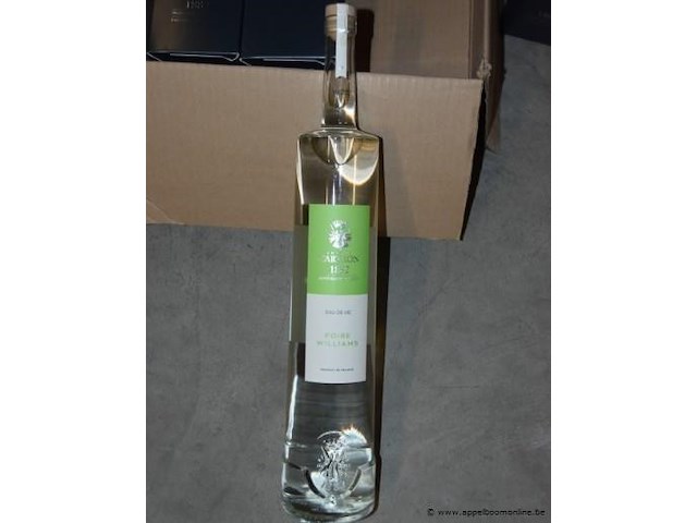 3x fles eau-de-vie, cartron, poire williams - afbeelding 2 van  2