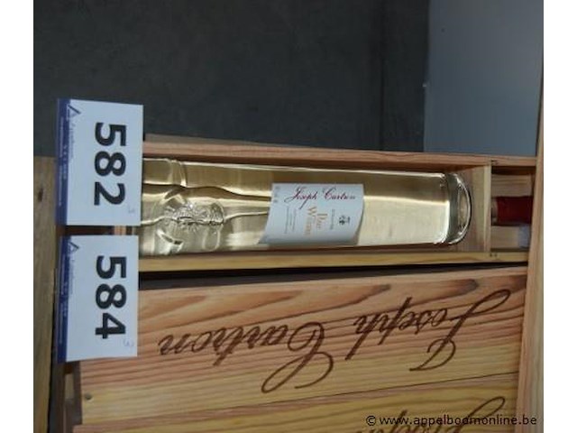 3x fles eau-de-vie, joseph cartron, poire williams, 1.5l, 43% vol - afbeelding 1 van  3