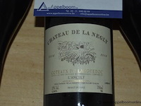 3x fles rode wijn, chateau de la negly, l'ancely, coteaux du languedoc, 2006, 750ml - afbeelding 2 van  3