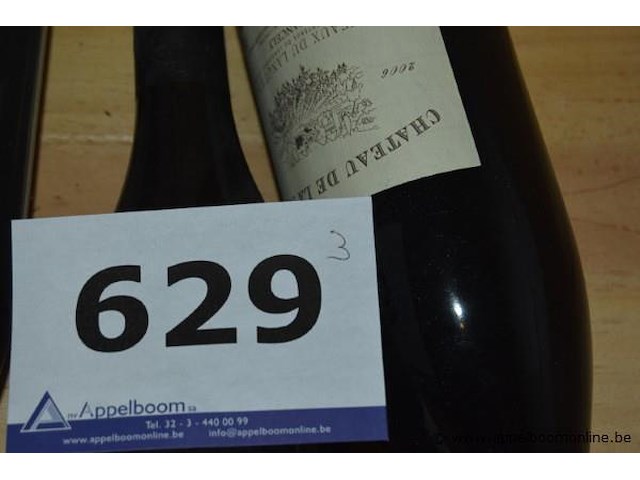 3x fles rode wijn, chateau de la negly, l'ancely, coteaux du languedoc, 2006, 750ml - afbeelding 3 van  3