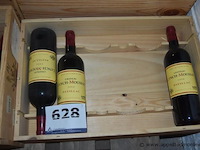 3x fles rode wijn, château lynch-moussas, pauillac, 2004, 75cl - afbeelding 1 van  3