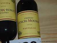 3x fles rode wijn, château lynch-moussas, pauillac, 2004, 75cl - afbeelding 2 van  3