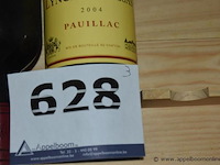 3x fles rode wijn, château lynch-moussas, pauillac, 2004, 75cl - afbeelding 3 van  3
