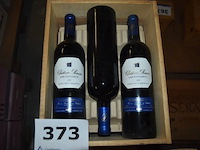 3x fles rode wijn, château penin, les cailloux, 1999, 75cl - afbeelding 1 van  2
