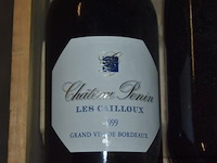 3x fles rode wijn, château penin, les cailloux, 1999, 75cl - afbeelding 2 van  2