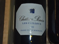 3x fles rode wijn, château senjin, les cailloux, 1999, 75cl - afbeelding 2 van  2