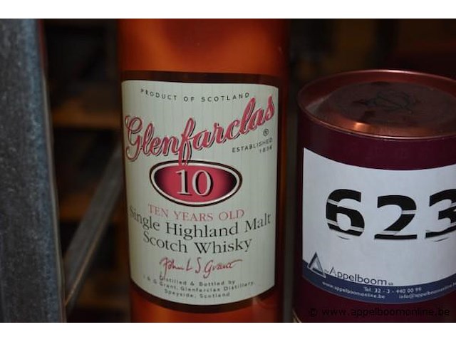 3x fles whisky, glenfarclas, wo. 2x 10 jaar, 1x 15 jaar, 70cl - afbeelding 4 van  4