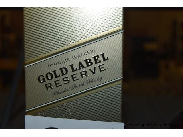 3x fles whisky, johnnie walker, gold label reserve, 70cl - afbeelding 2 van  3