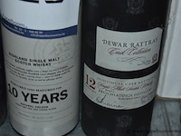 3x fles whisky, wo. 2x dewar rattray cask collection bruichladdich distillery 70cl, 1x glengoyne highland single malt scotch whisky 10 years - afbeelding 2 van  3