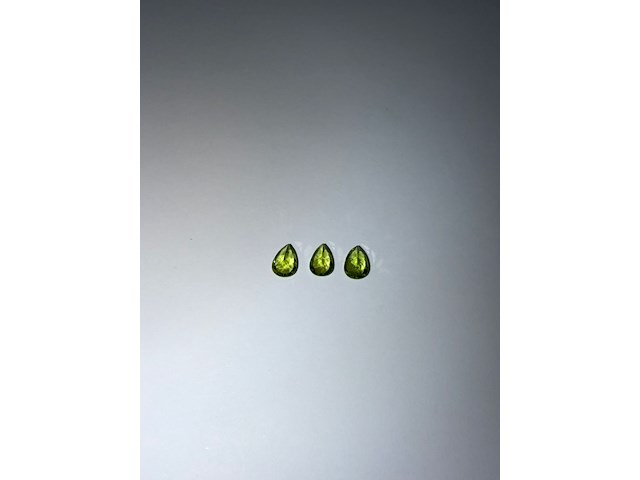3x geelgroene peridoot - afbeelding 2 van  9