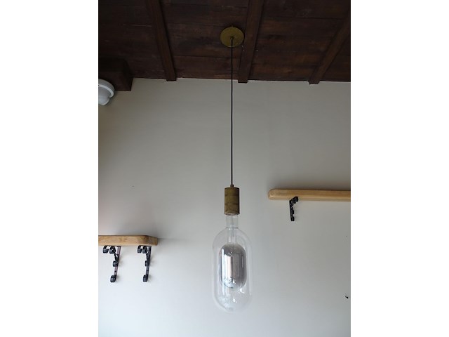 3x glazen hanglamp - afbeelding 2 van  3