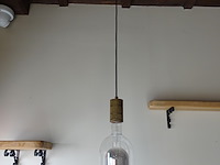 3x glazen hanglamp - afbeelding 2 van  3