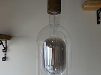 3x glazen hanglamp - afbeelding 3 van  3