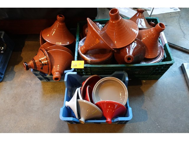 3x grijpbak + inhoud tajines - afbeelding 1 van  4