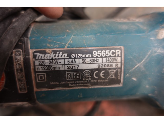 3x haakse slijper makita - afbeelding 5 van  7