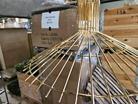 3x hanglamp metaal goud - afbeelding 1 van  2