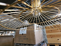 3x hanglamp metaal goud - afbeelding 2 van  2