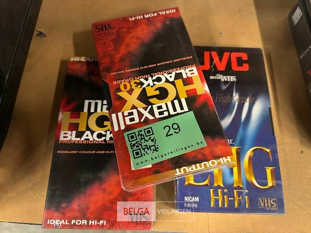 3x hgx maxwell black 30 cassettes - afbeelding 2 van  2