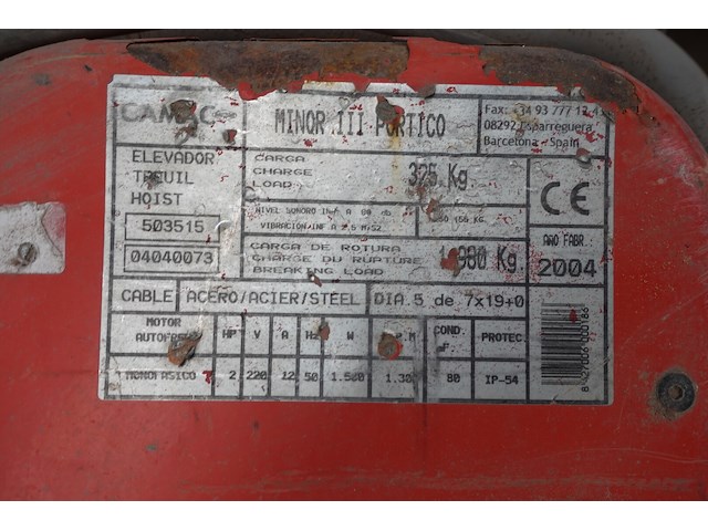 3x hijslier - afbeelding 2 van  7