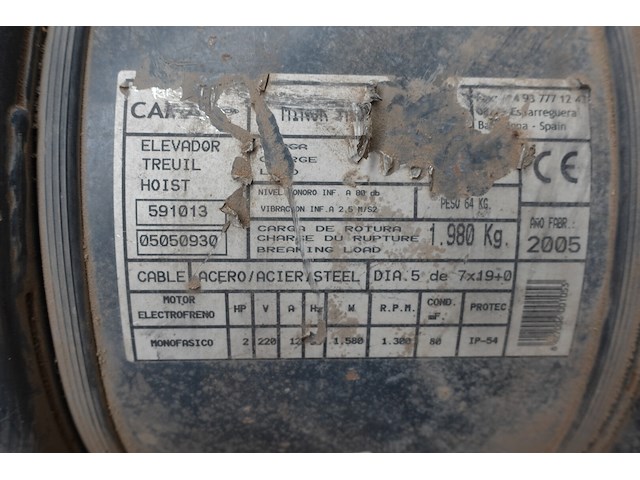 3x hijslier - afbeelding 3 van  7