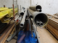 3x houder met diverse pvc buizen - afbeelding 1 van  7