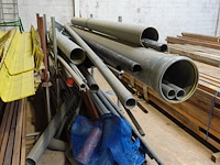 3x houder met diverse pvc buizen - afbeelding 2 van  7