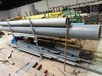 3x houder met diverse pvc buizen - afbeelding 4 van  7