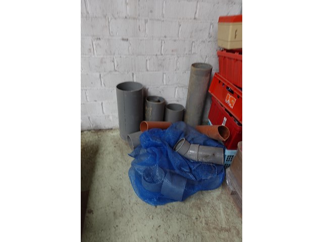 3x houder met diverse pvc buizen - afbeelding 7 van  7