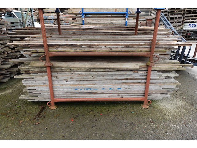 3x houder met hout - afbeelding 2 van  3