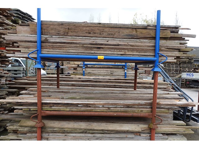 3x houder met hout - afbeelding 3 van  3