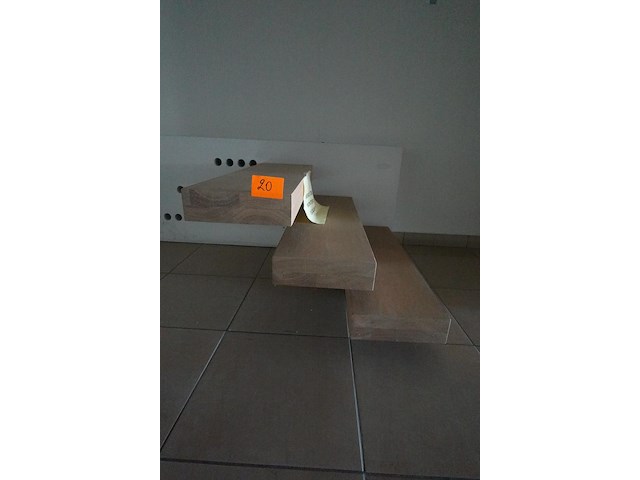 3x houte traptrede - afbeelding 1 van  2