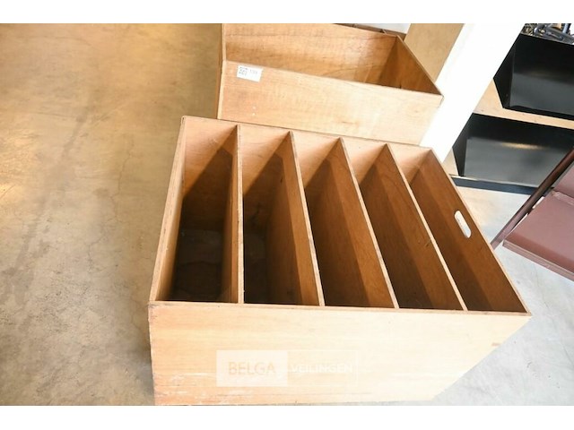3x houten bakken - afbeelding 1 van  3