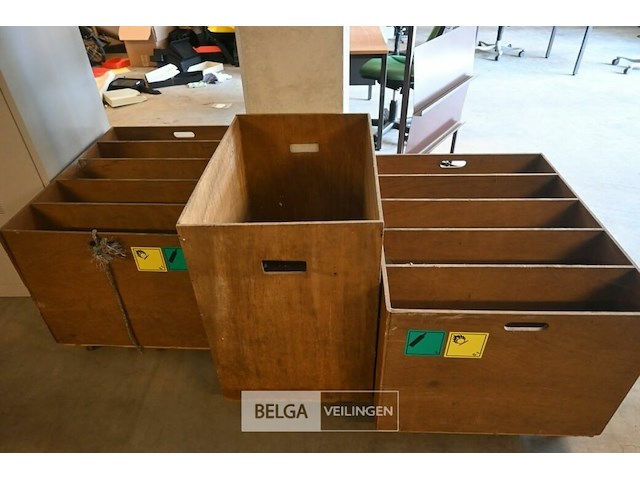3x houten bakken - afbeelding 2 van  3
