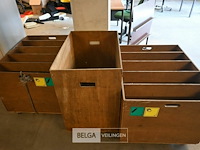 3x houten bakken - afbeelding 2 van  3
