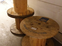 3x houten bobijn - afbeelding 1 van  3